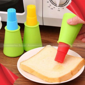 Grill Oil Bottle Heat Resisting Silicone BBQ Basting Oil Brush