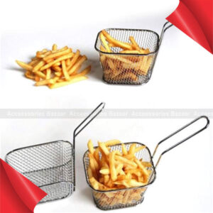 Fry Baskets Stainless Steel Strainer Food Presentation Cooking Tool