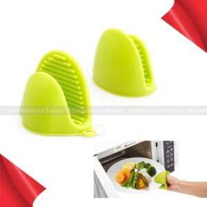2pcs Kitchen Non-slip Insulation Glove Microwave Oven Pot