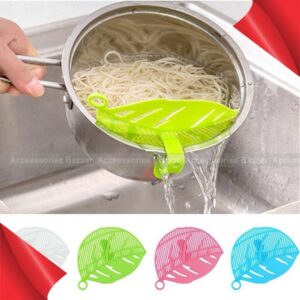 Multifunction Buckle Type Leaf shaped Washing Rice Plastic Filter Plate