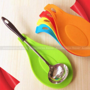 Silicone Spoon Insulation Mat Heat Resistant Placemat Tray Spoon