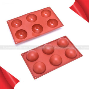 Half Ball Silicone Pudding Chocolate Candy Mold Cake Decor Baking Mould Tools
