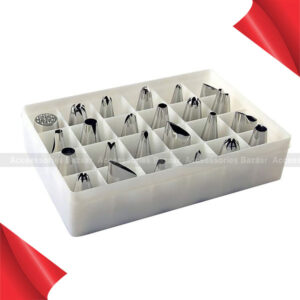 Stainless Steel Cake Icing Pastry Nozzles Decorating Pen 24 Pcs Tools