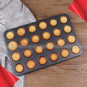 24 Mini Cupcake Non-Stick Baking Pan Tray Tin Cupcake