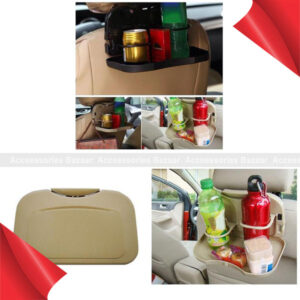 Food Seat Cup Auto Desk Drink Back Holder Car Stand Table Tray