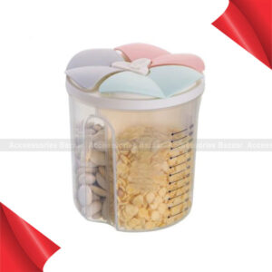 Kitchen Lid Dried Food Container Bottle Jar Plastic Grain Storage Clear Cover