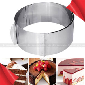 Bakeware Decorating Cutter Adjustable Cookie Mold Round Circle Cake