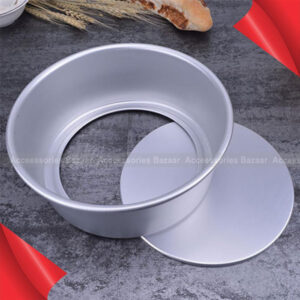 Aluminum Metal Removable Bottom Chiffon Cake  Baking Pan Mold Dish