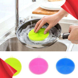 Multiple Use Sponge Dish washing Scrubber Soft Silicone