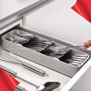 Practical Drawer Organizer Tray Spoon Cutlery Separation Storage Box
