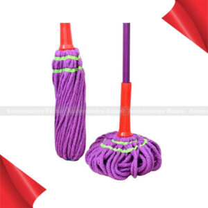 Easy Microfiber self wringing mop with Extended Handle Self twisting rotary Mop