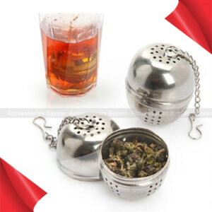 Tea Infuser Mesh Filter Stainless Steel Ball Strainer Loose Leaf Spice Reusable