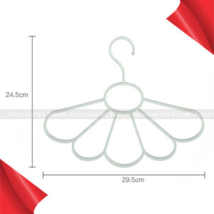 Scarf Rack Fan-shaped Hanger Multi-function For Drying Plastic Durable