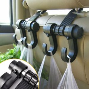 Car Seat Back Storage Hook Sundries Hanger Bag Holder Universal Multi-function Car Hook