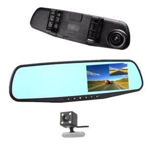 Car Rear Mirror DVR Driving Recorder Dash Cam 1080P HD Screen 2.8-Inch Anti-Dazzling Blue Mirror