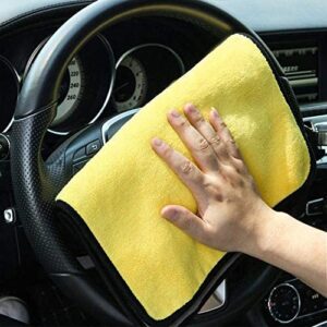 Microfiber Cleaning Cloth Cleaning Towel 12” X 16”,Multipurpose Highly Absorbent Cleaning Rags for Car Kitchen Home Office