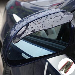 2 Pcs Car Side Mirror Waterproof Sun Visor Rain Eyebrow Auto Car Rear View Side Rain Shield Protector