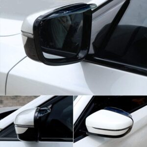 2 Pcs Car Side Mirror Waterproof Sun Visor Rain Eyebrow Auto Car Rear View Side Rain Shield Protector