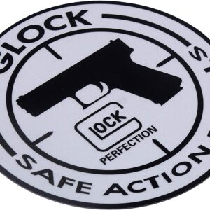 Safe Action Pistol Decal Sticker Vinyl Gun Decal Sticker Premium Quality no fade weatherproof UV inked block letters to ensure your safety5″ X 5″