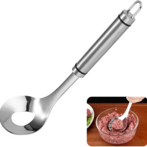 Stainless Steel Meatball Maker Spoon, Long Handle