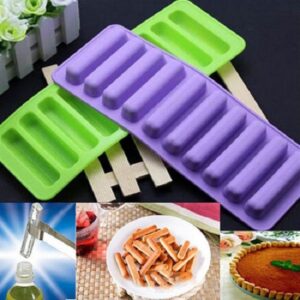 Silicone Ice Cube Tray String Shape Thin Ice Mold Fits for Water Bottle Thumb Ice Sticks