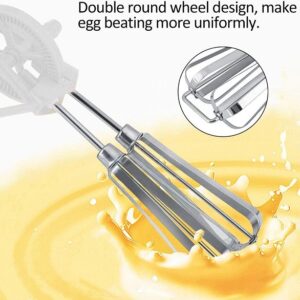 Stainless Steel Manual Whisk Egg Beater Rotary Handheld Egg Frother Mixer Cooking Tool Kitchen