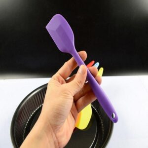 Silicone Spatulas ,Heat Resistant Non -Stick Flexible Rubber Scrapers Baking Tool Essential Cooking Gadget
