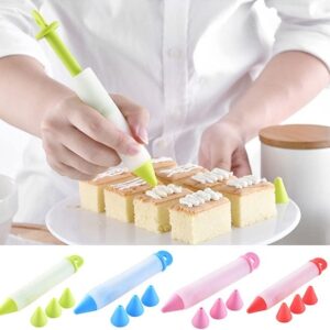 Silicone Food Writing Pen Chocolate Decorating Tools Cake Mold Cream Cup Cookie Pastry Nozzles