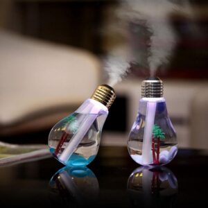 Bulb Humidifier / Aroma Diffuse / Air Purifier – Original Product With Colorful Changing Lights