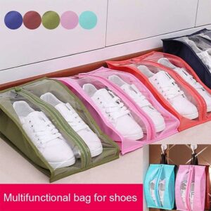 Shoe Bag Portable Travel Supplies Organizer Shoes Storage Bag Waterproof Hanging Save Closet Rack Hangers