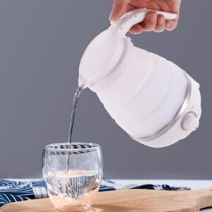 Travel Foldable Electric Kettle Travel Kettle Portable Kettle Fast Water Boiling Food Grade Silicone