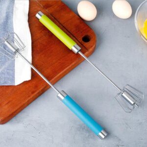 Semi-automatic Egg Beater Manual Push Rotary Egg Mixer Baking DIY Kitchen Tools