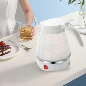 Travel Foldable Electric Kettle Travel Kettle Portable Kettle Fast Water Boiling Food Grade Silicone