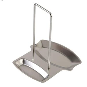 Stainless Steel Pan Pot Cover Lid Rack Stand Spoon Holder Stove Organizer Storage Soup Spoon Rests