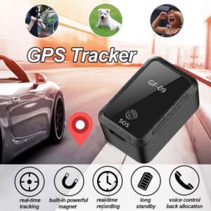 GF-09 Real-time Tracking Mini GPS Tracker APP Control Anti-Theft Device Locator Magnetic Voice Recorder