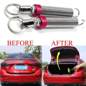 Car Trunk Boot Lid Lifting Spring, Automatic Open Adjustable Stainless Steel Car Trunk Tail Boot Lid Lifting Spring for Truck for Car