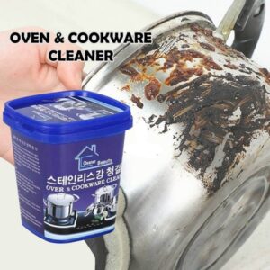 Stainless Steel Cleaning Paste,Oven Cookware Cleaner,Remove Stains from Pots Pans,Multi-Purpose Household Powerful Rust Remover Cleaner