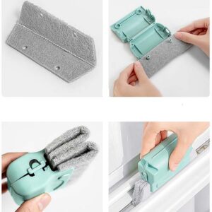 Creative Window Groove Cleaning Brush Hand-held Crevice Cleaner Tools Magic Window Gap Door Track Cleaning Brushes