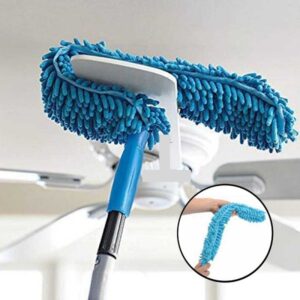 Flexible Cleaning Microfiber Duster Broom with Long Handle for Clean Car, Office and Home