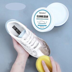 White Shoe Cleaning Cream, Shoe Stain Remover for White, Shoe Cleaner for White Sneake, Shoes Whitening Cleansing shoe cleaner
