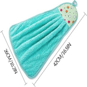 Fineday Baby Kids Nursery Hand Towel Cartoon Animal Kitchen Bath Hanging Wipe Soft Towel