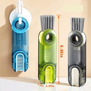 Multipurpose Bottle Gap Cleaner Brush, Tiny Bottle Cup Lid Detail Brush Straw Cleaner Tools Multi-Functional Crevice Cleaning Brush,Deep Detail Cleaning Home Kitchen Washing Tool